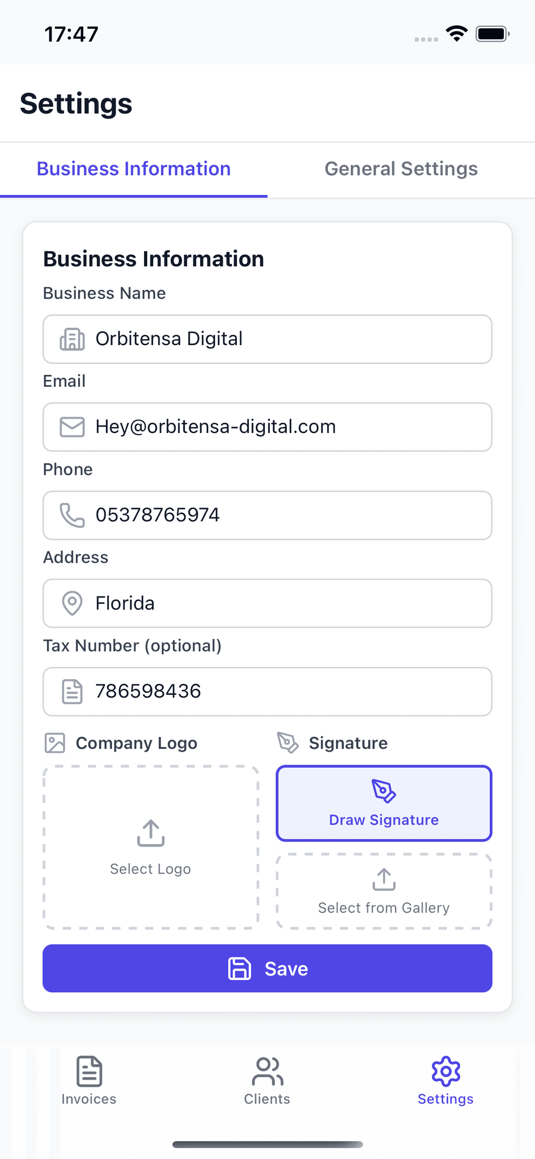 Business Customization